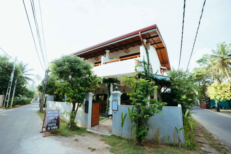 external facade of AC rooms with balcony